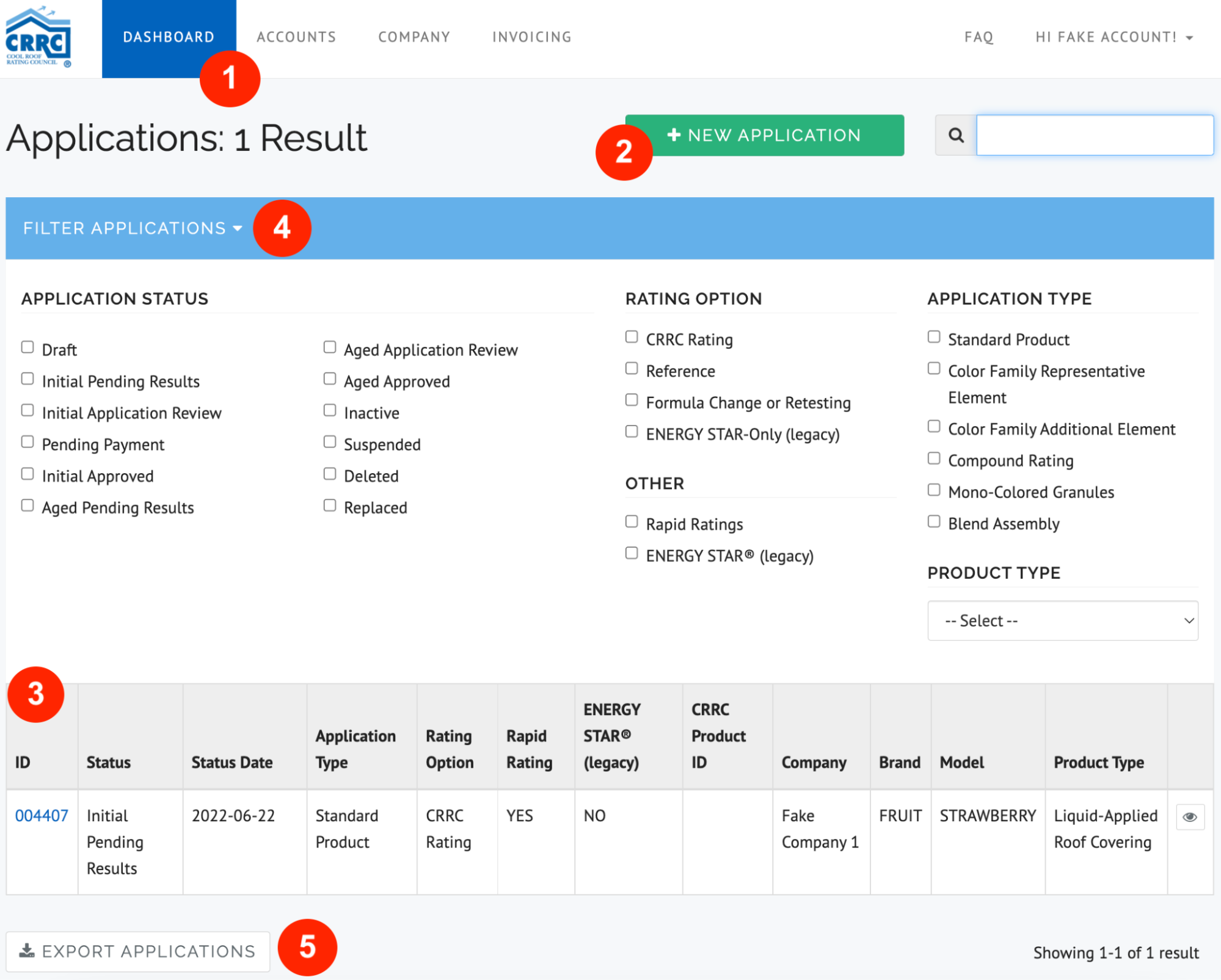 New and Existing Applications